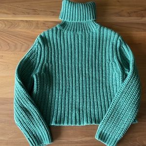 Tory Burch sport Emerald green wool sweater